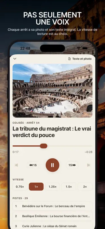 Colisée : audioguide Tessera screenshot 9 of 10