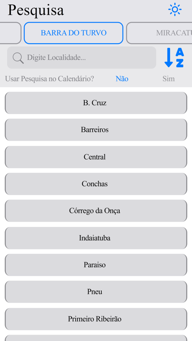 Vale do Ribeira Musical Agenda Screenshot