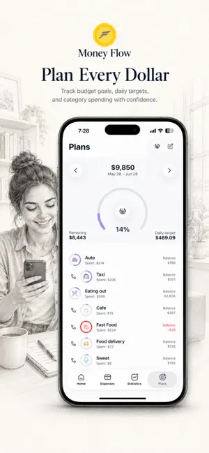 Money Flow: Daily Budget App screenshot 4