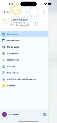 Choate Event Guide Screenshot 2 of 3