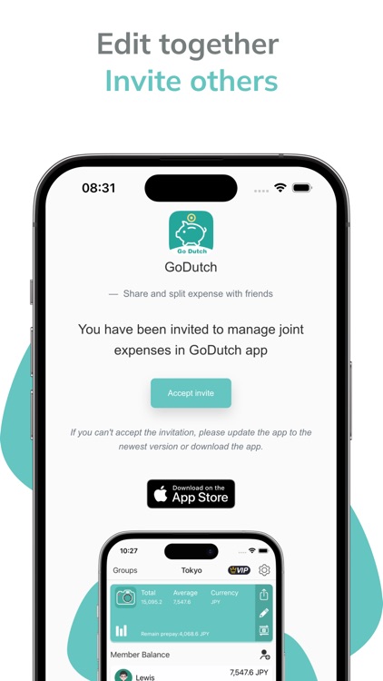 GoDutch: split group expenses screenshot-3