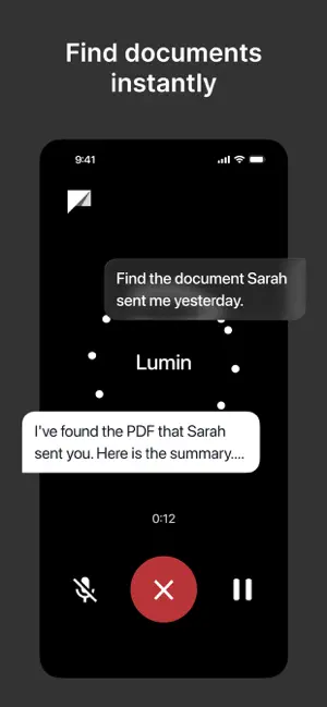 Lumin - Talk to your email screenshot 4