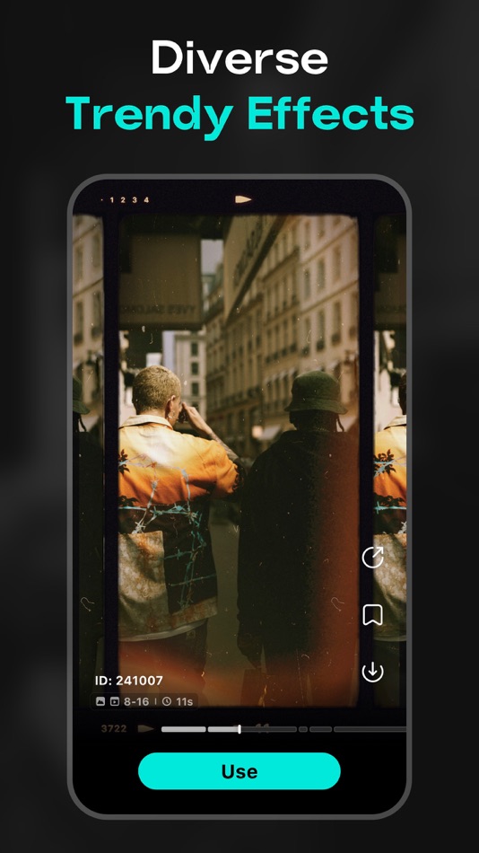 #3. Reels Editor, AI Video: inMelo (iOS) โดย: APPBYTE PTE. LTD.