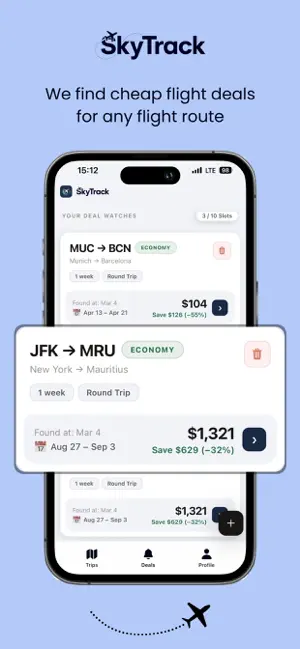 SkyTrack | Cheap Flight Finder screenshot 3