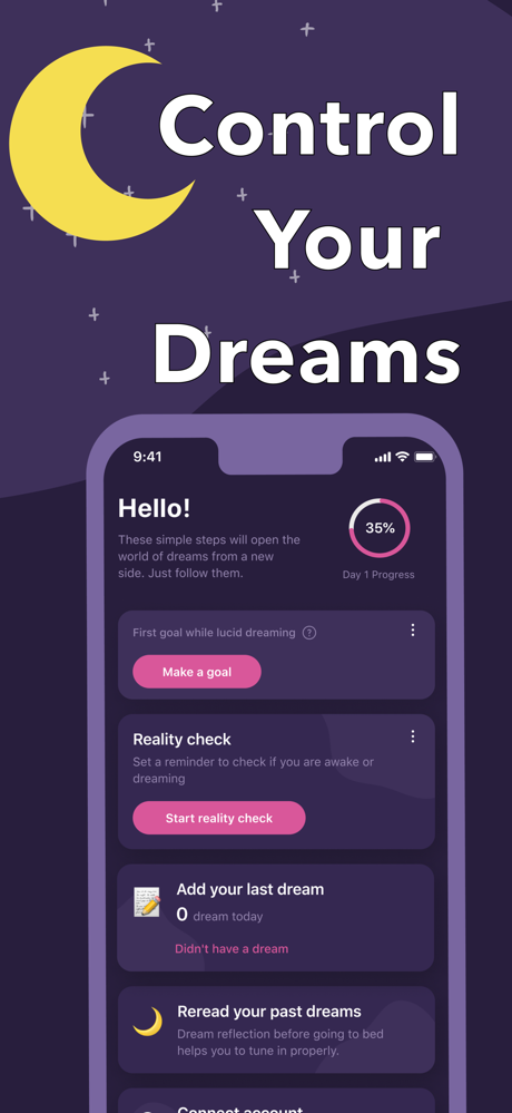 Dream Journal & Lucid Dreaming screenshot 1