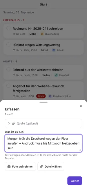 Omnido: Tasks & Sources screenshot 2