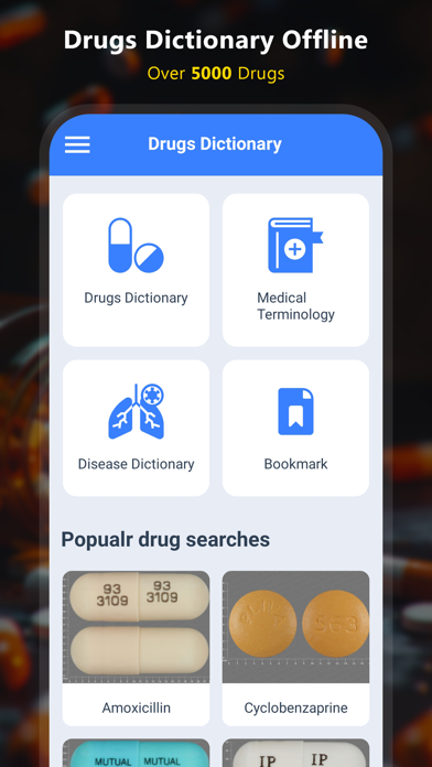 Drugs Dictionary - Offline Screenshot