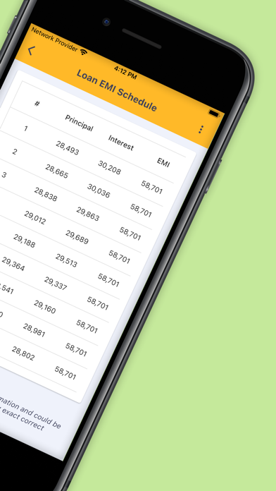 EMI Planner: Loan Calculator Screenshot