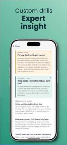 HitLab - AI Swing Coach Screenshot 4 of 5