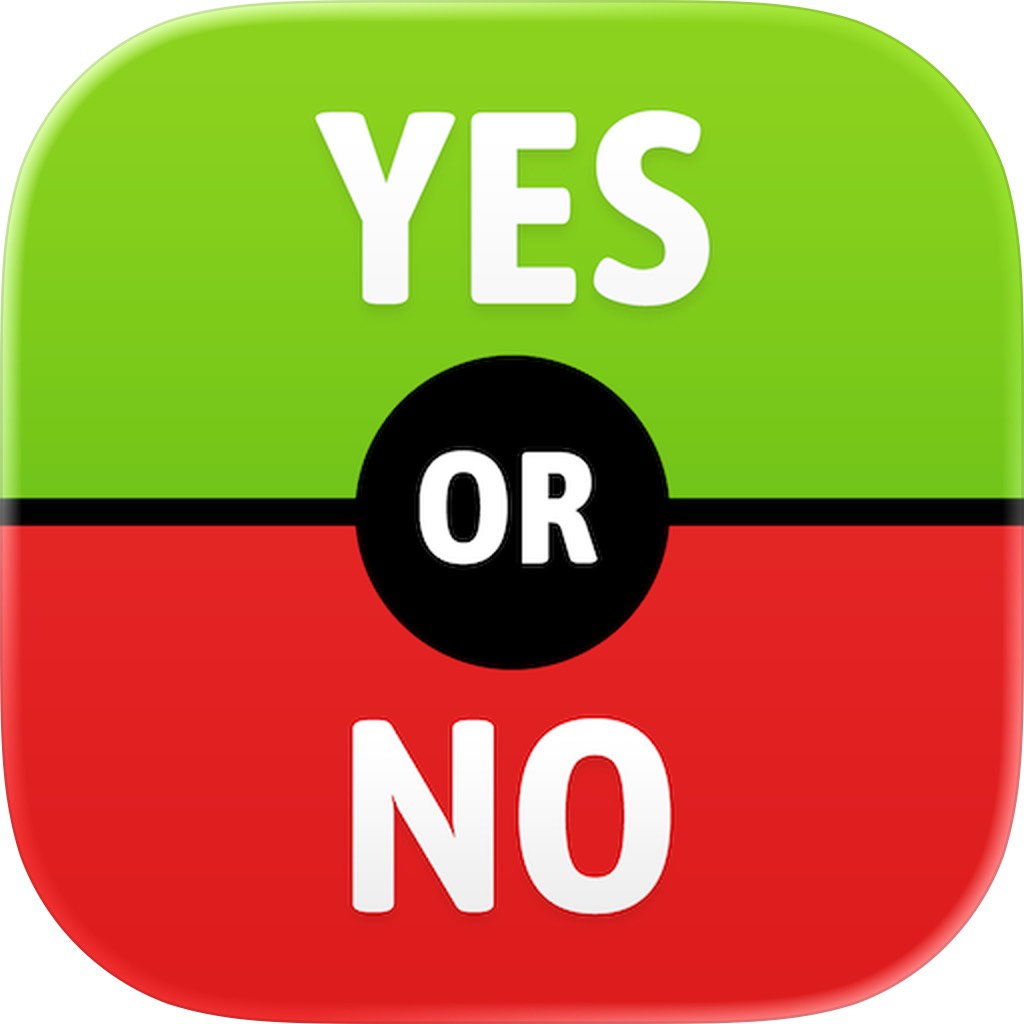 Apple App Store cover for Yes Or No? - Questions Game