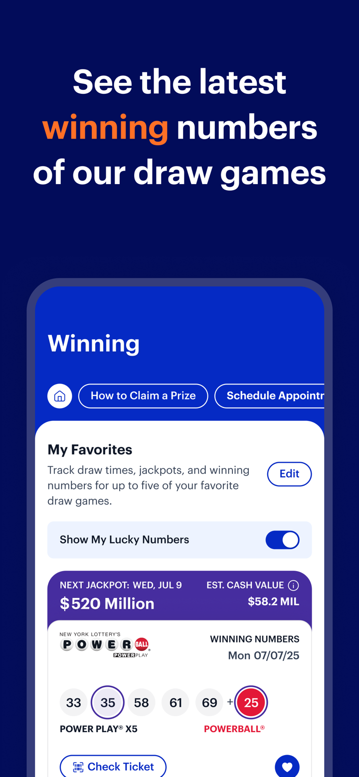 Official NY Lottery screenshot 4