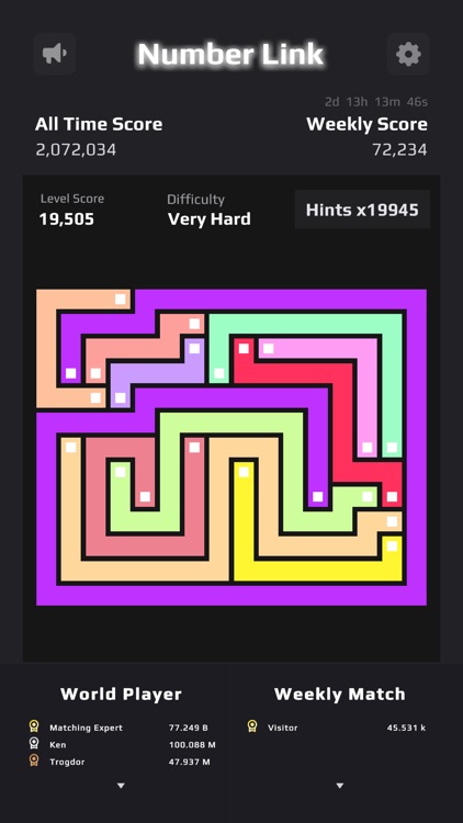 Number Link - color matching