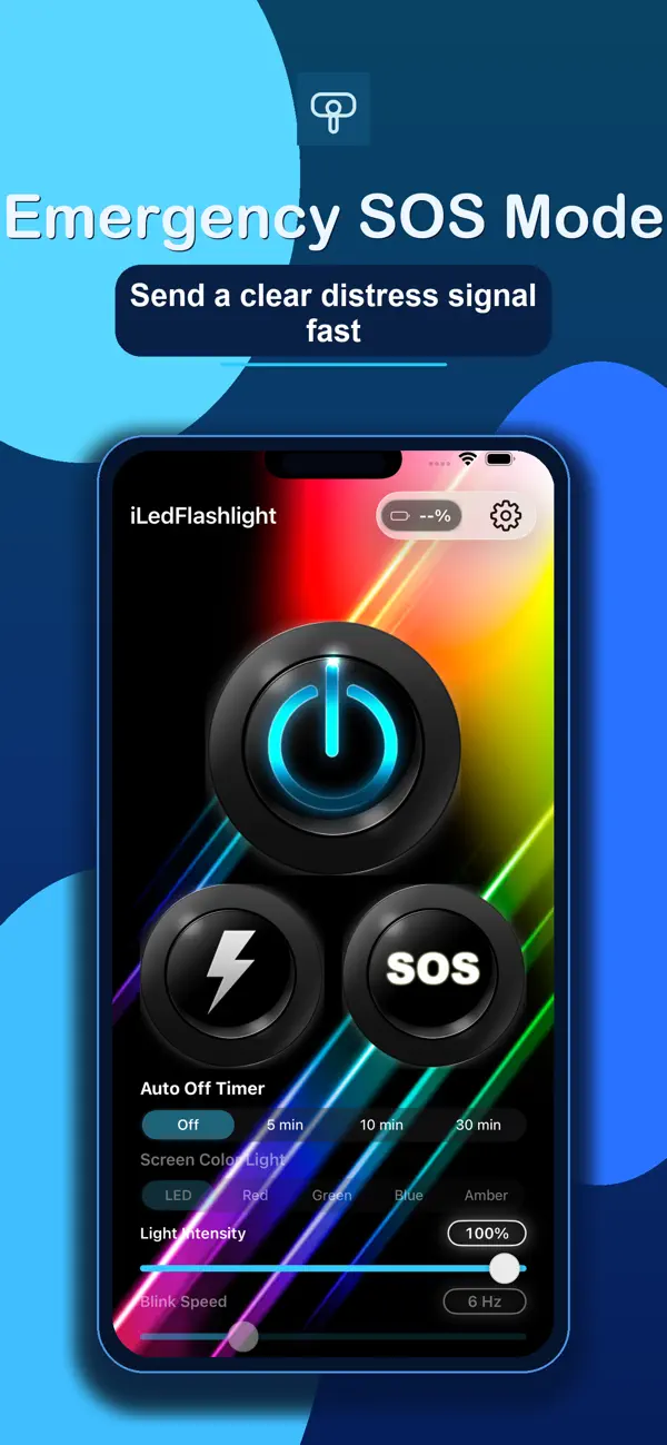 #3. iLed FlashLight (iOS) Von: iDream Studios