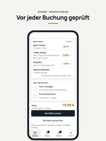 Bahnsparer: Zeit & Geld sparen iPad screenshot 4
