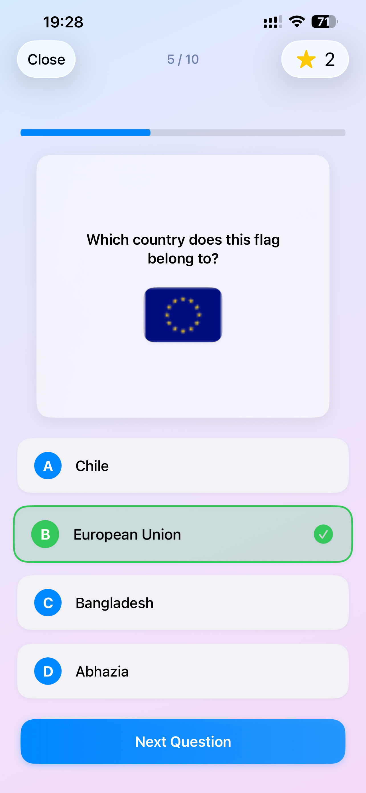Guess The Flag - Quiz & Trivia screenshot 2