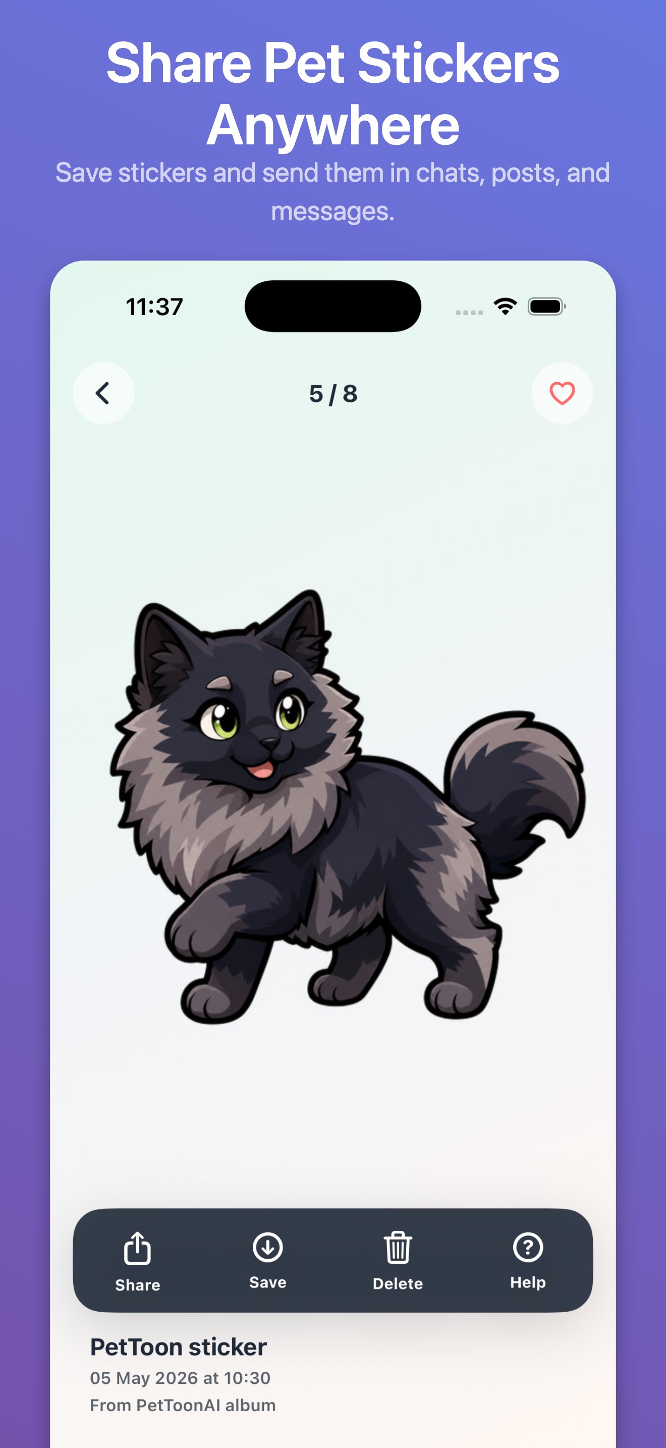 PetToon: Pet Sticker Maker