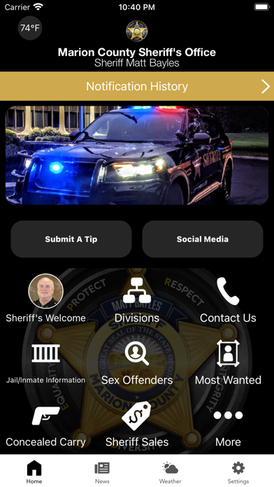 Marion County Sheriff Screenshot