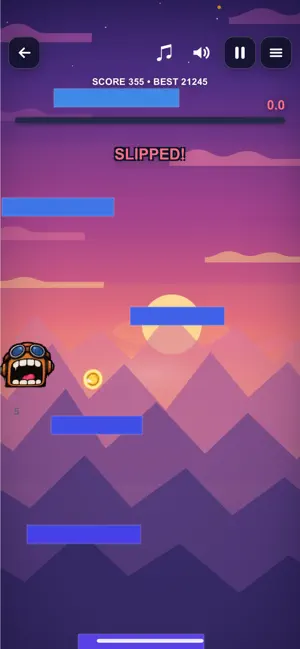Slip and Jump: Arcade Faller screenshot 1