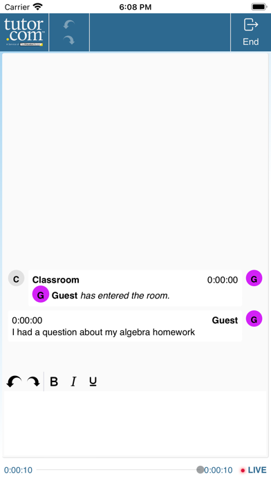 Screenshot 4 of Tutor.com - One-Click Tutoring App