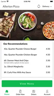 allerton pizza northallerton iphone screenshot 2