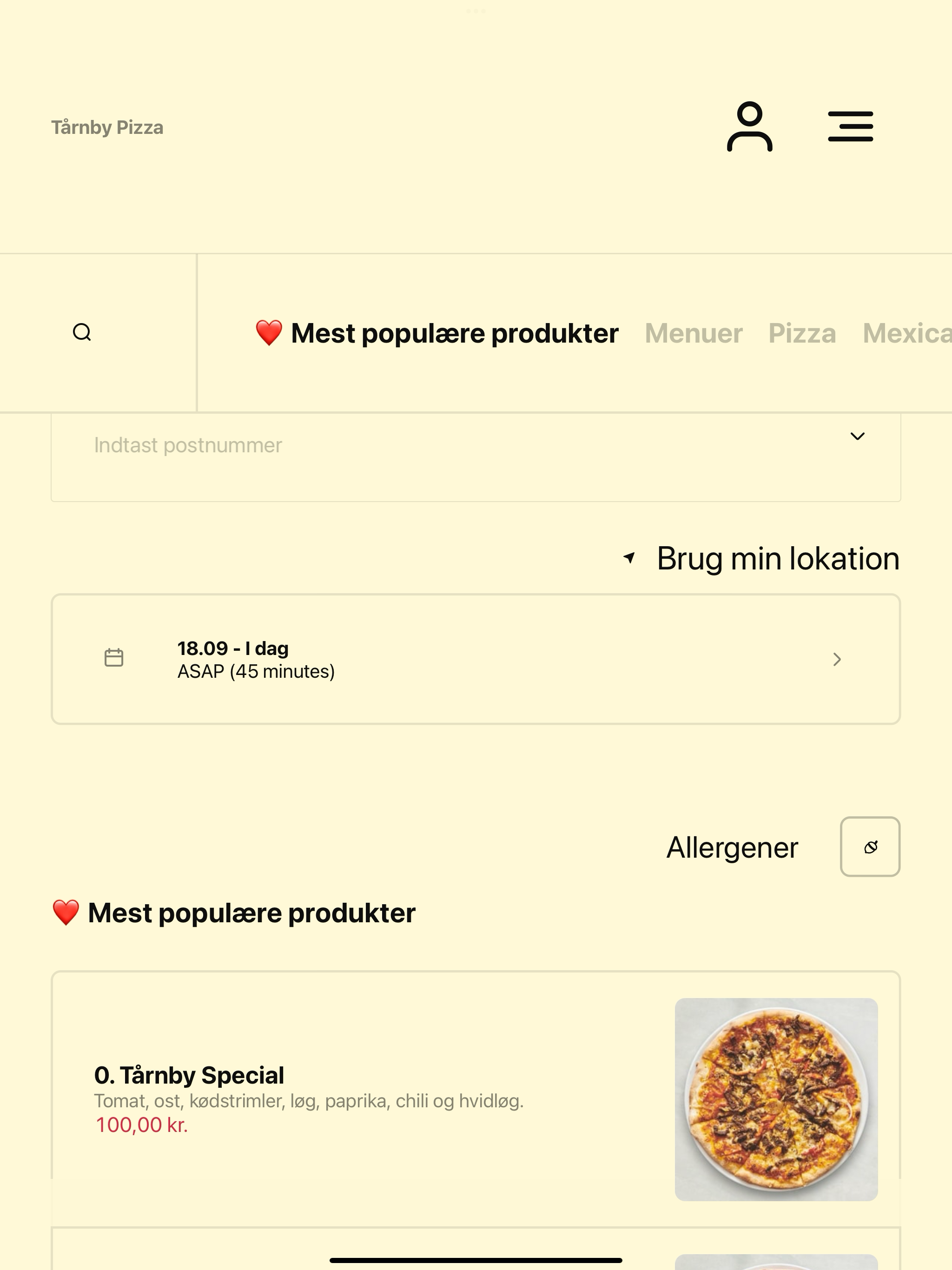 Tårnby Pizza (DK)