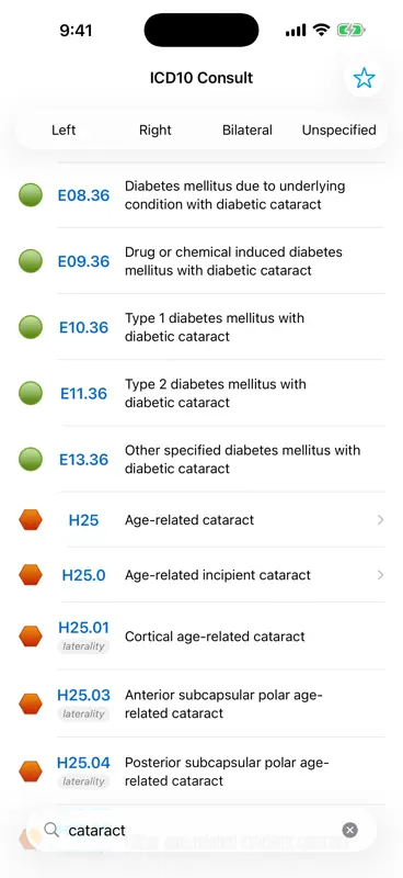 ICD10 Consult Pro screenshot 1 of 5