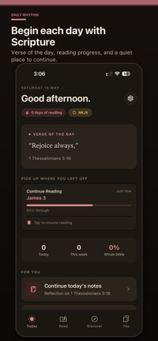Lamp: Quiet Word Bible iPhone screenshot