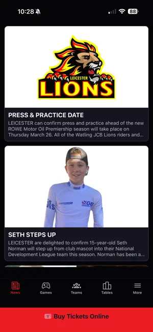 Leicester Lions Speedway screenshot 1
