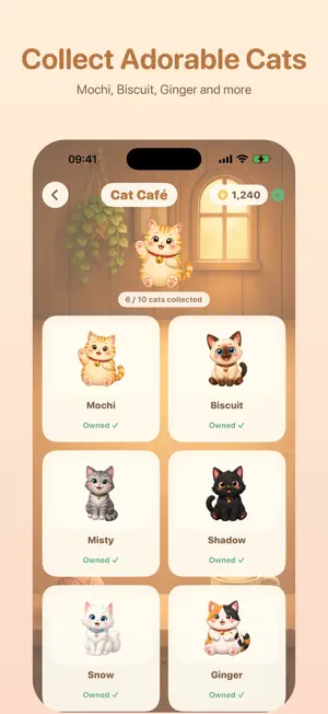 Meowtch: Cat Cafe Tile Match screenshot 2