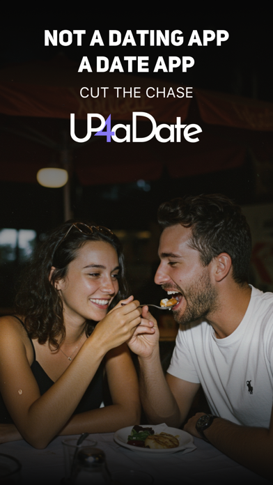 Up4aDate – Meet & Dine IRL iPhone screenshot 1 - Lifestyle app