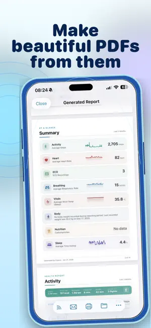 Health Data Export - Expora screenshot 2