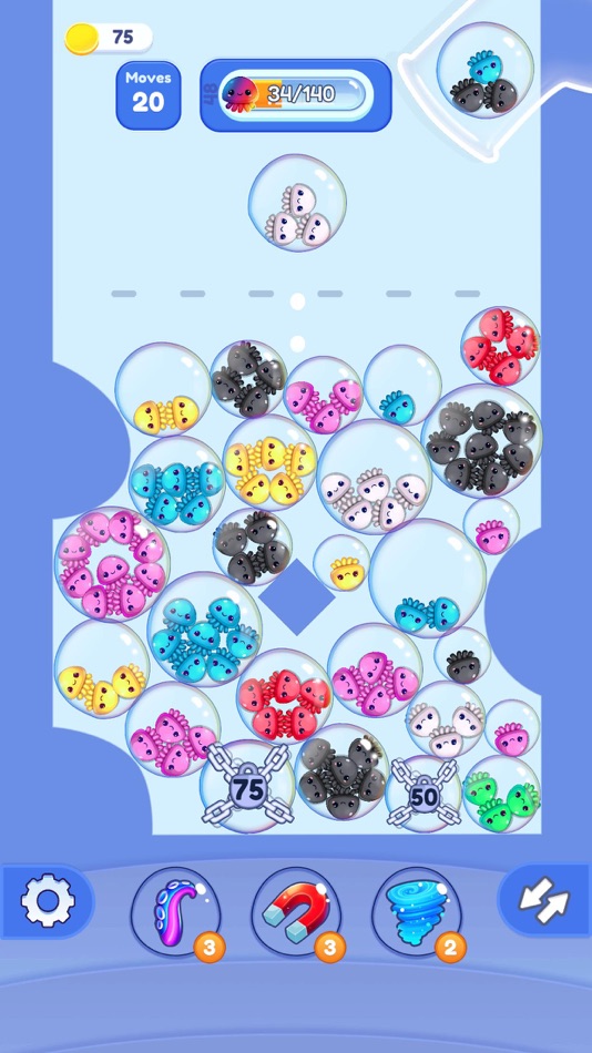 #2. Drop & Sort Jellyfish (iOS) By: Voodoo