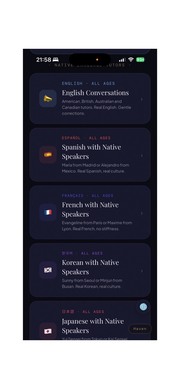 iPhone screenshot