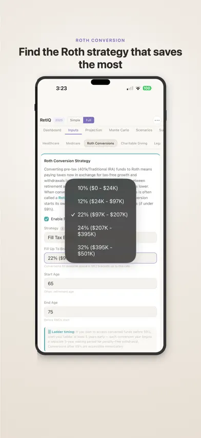 RetIQ - Retirement Planner screenshot 3