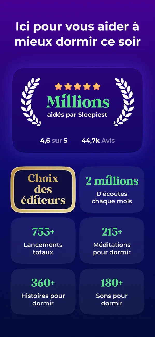 Screenshot #1 pour Sleepiest: Son pour Dormir