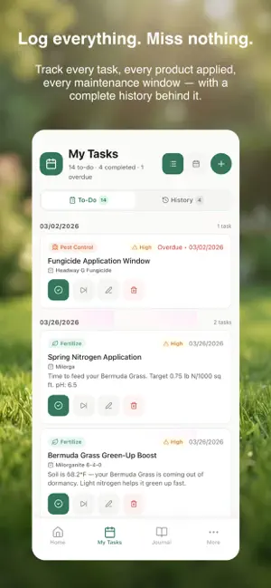 Mowjo: Lawn Care Tracker screenshot 2