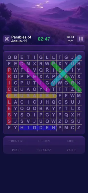 Bible Word Search Game Puzzle screenshot 3