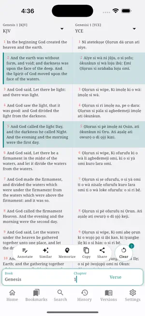 Bi Bible - Offline Bilingual screenshot 2