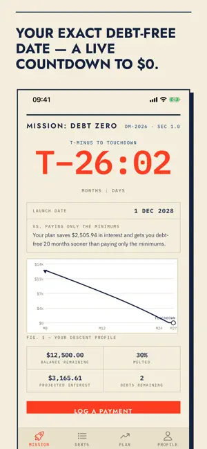 DebtMelt: Debt-Free Date screenshot 1