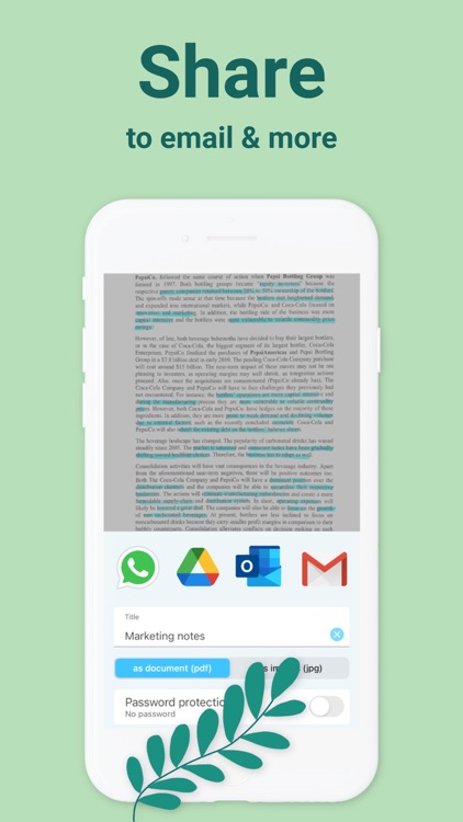PDF Scanner App, OCR: Docutain