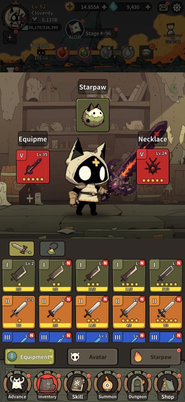 Kamnyang Knight : Idle RPG screenshot 4