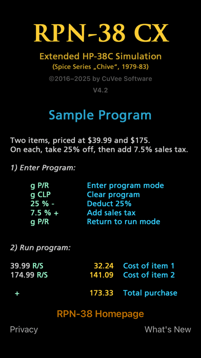 RPN-38 CX iPhone screenshot 8 - Productivity app