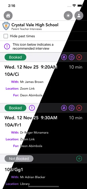 Booked (Previously PTO) iPhone screenshot 2