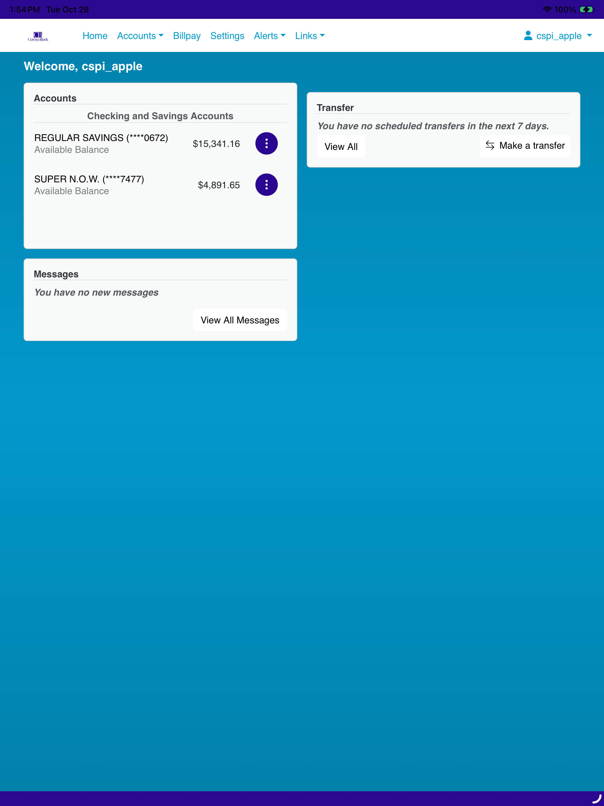 CerescoBank Mobile screenshot 8