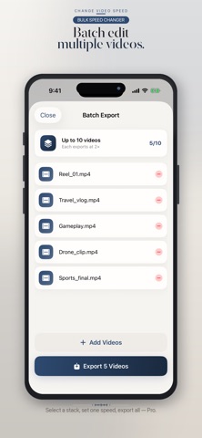 Change Video Speed Fast & Slow iPhone screenshot