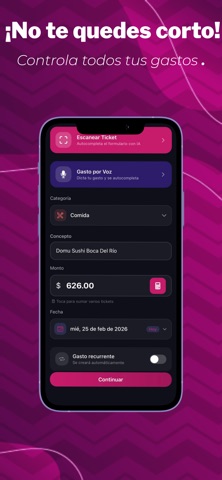 CoperachApp - Gastos y Cuentas iPhone screenshot