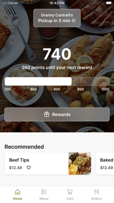 Granny Cantrell's app screenshot