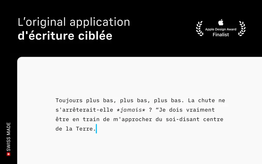 Capture d'écran de IA Writer sur iPhone 1