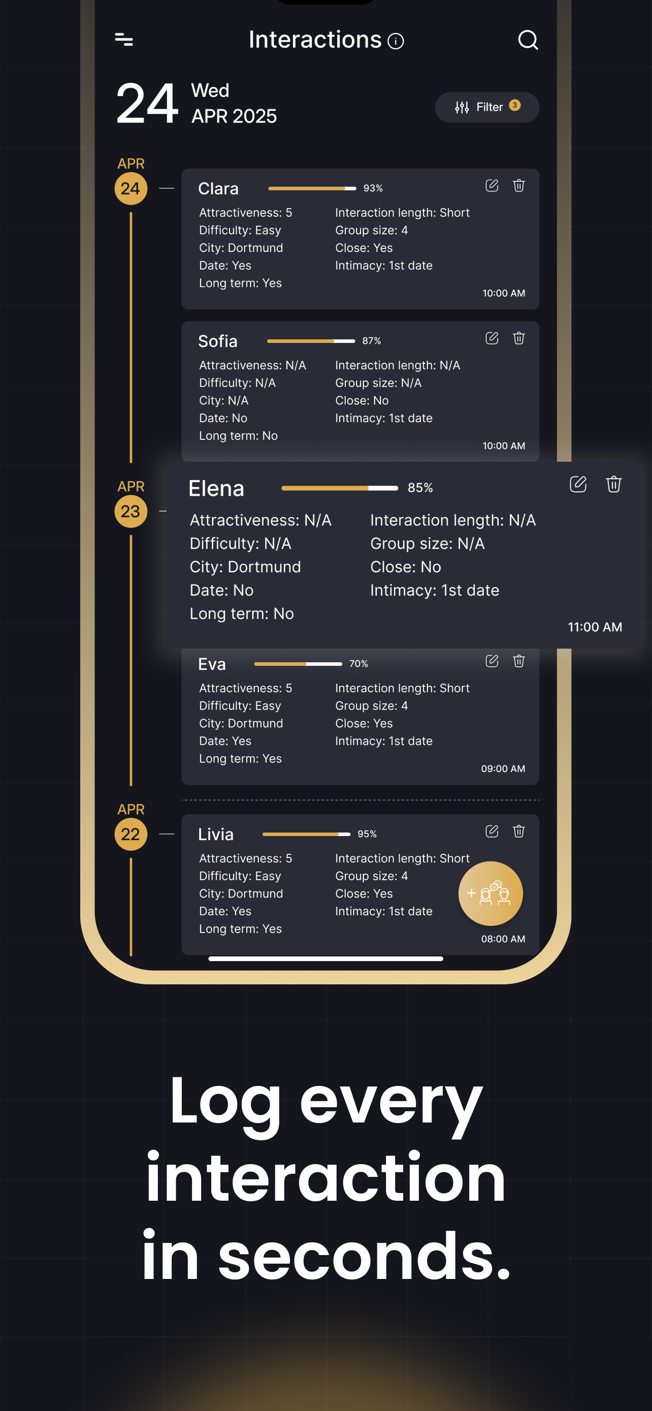 Flirtmetrics: Cold Approach screenshot 5