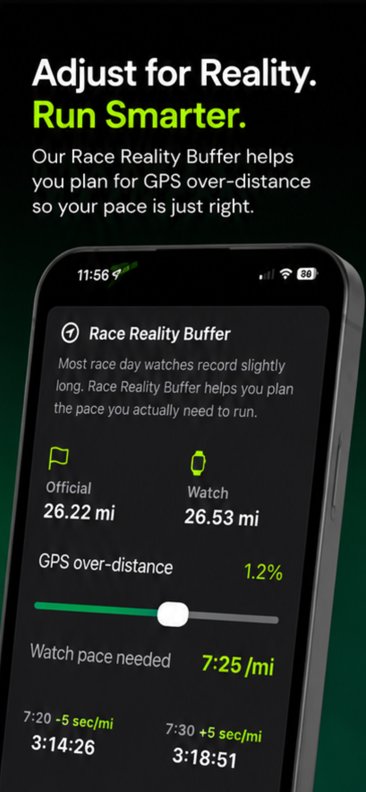 Race Pace - Run Calculator